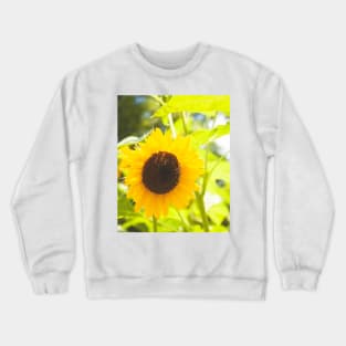 Yellow sunflower floral Crewneck Sweatshirt